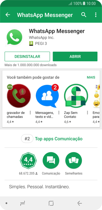 Pressione a tecla de início para finalizar e voltar à tela inicial. Pressione a tecla de início para finalizar e voltar à tela inicial.