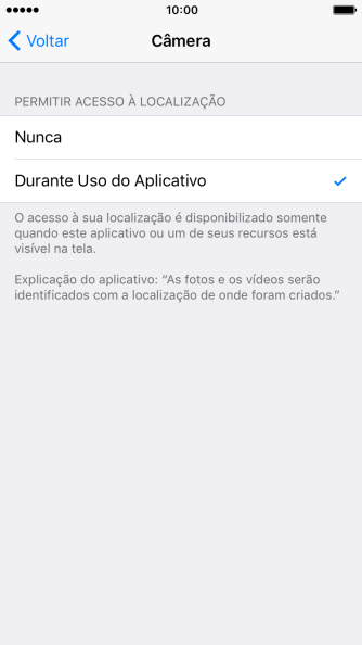 Pressione a configuração desejada para ativar ou desativar a função. Pressione a configuração desejada para ativar ou desativar a função.