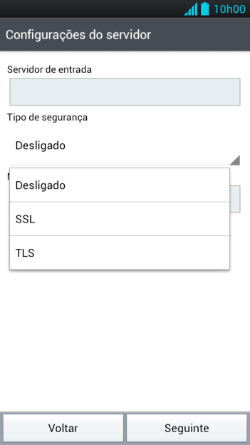 Pressione Desligado para ativar ou desativar a função. Pressione Desligado para ativar ou desativar a função.