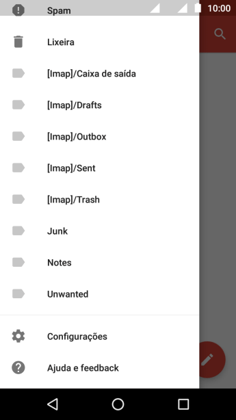 Pressione Configurações. Pressione Configurações.