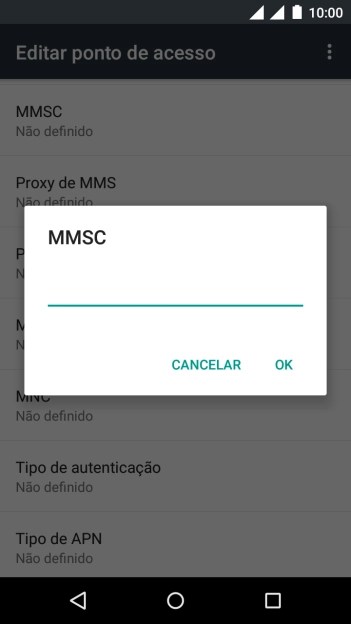 Digite http://mms.tim.br e pressione OK. Digite http://mms.tim.br e pressione OK.