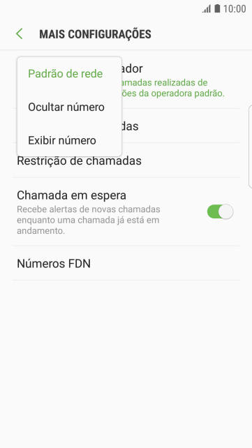 Pressione Exibir número para ativar a identificação do seu número. Pressione Exibir número para ativar a identificação do seu número.