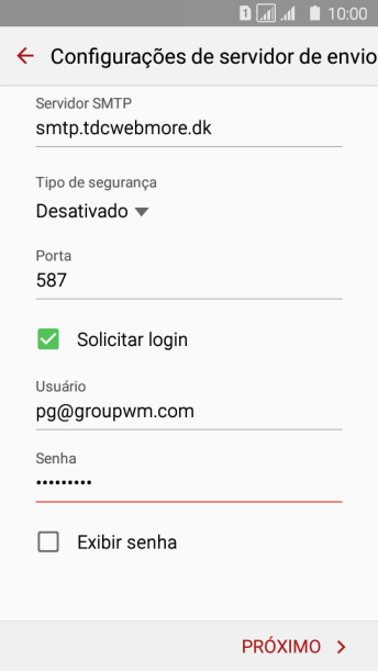 Pressione PRÓXIMO. Pressione PRÓXIMO.