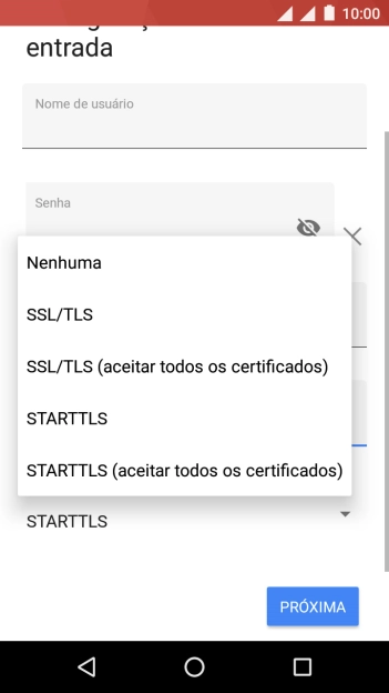 Pressione Nenhuma para desativar a função. Pressione Nenhuma para desativar a função.