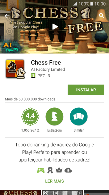 Pressione INSTALAR, e siga as indicações da tela para instalar o app. Pressione INSTALAR, e siga as indicações da tela para instalar o app.