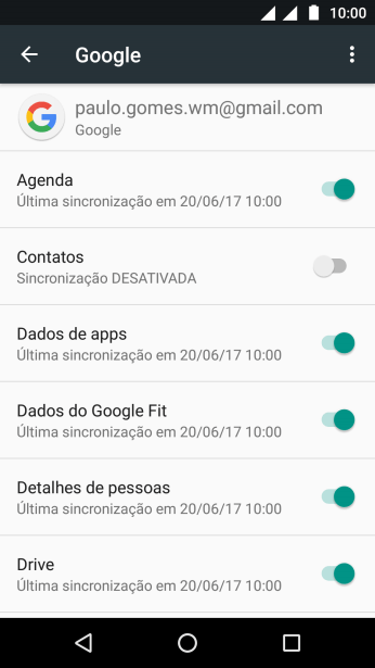 Pressione o indicador ao lado de Pressione o indicador ao lado de