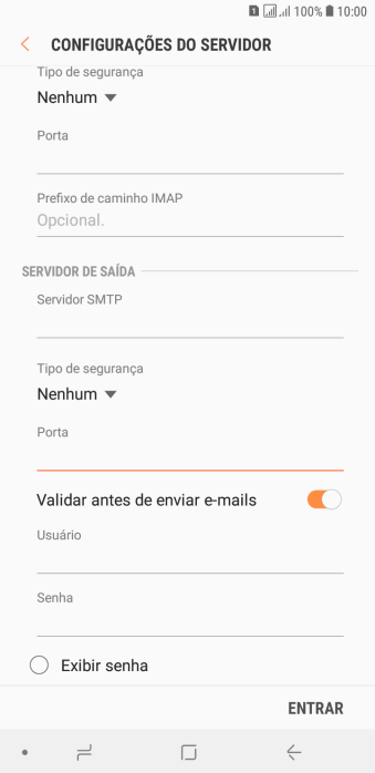 Pressione o indicador ao lado de Pressione o indicador ao lado de