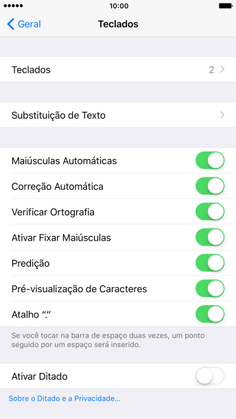 Pressione o indicador ao lado de Pressione o indicador ao lado de