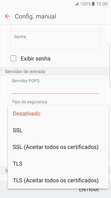 Pressione Desativado para ativar ou desativar a função. Pressione Desativado para ativar ou desativar a função.