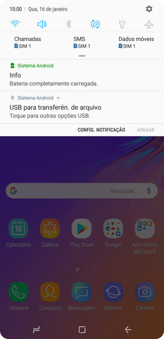 Pressione Toque para outras opções USB.. Pressione Toque para outras opções USB..