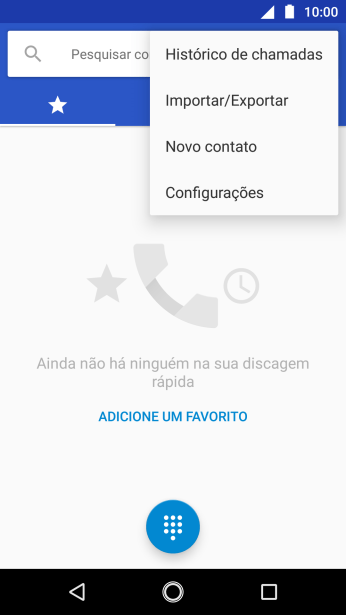 Pressione Configurações. Pressione Configurações.