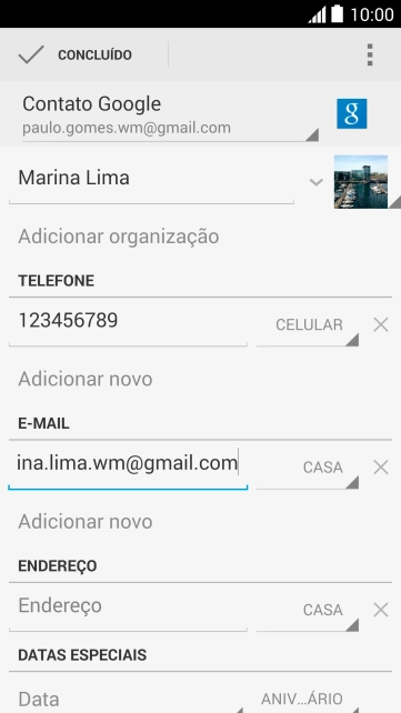 Pressione CONCLUÍDO. Pressione CONCLUÍDO.