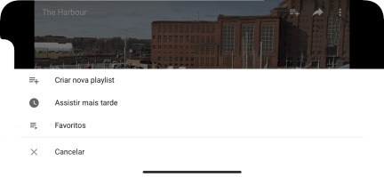 Pressione a lista de reprodução desejada. Pressione a lista de reprodução desejada.