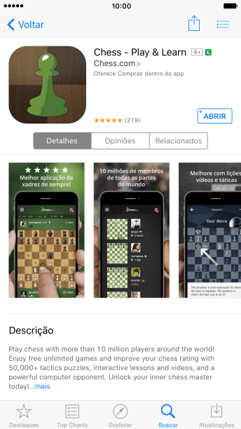 Pressione a tecla de início para finalizar e voltar à tela inicial. Pressione a tecla de início para finalizar e voltar à tela inicial.