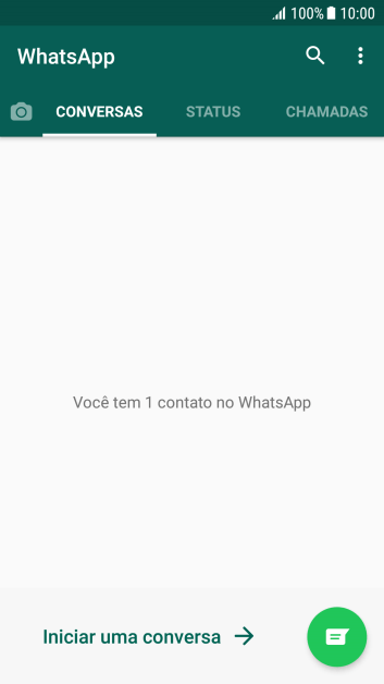 Pressione o ícone de busca, e digite as primeiras letras do nome do contato. Pressione o ícone de busca, e digite as primeiras letras do nome do contato.