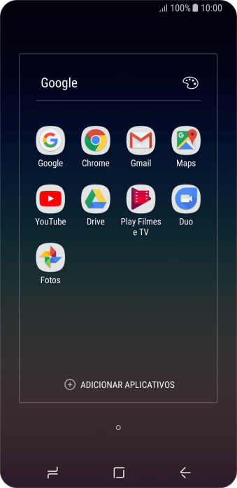 Pressione YouTube. Pressione YouTube.