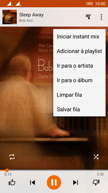 Pressione Adicionar à playlist. Pressione Adicionar à playlist.