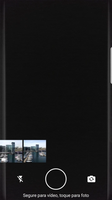 Pressione a foto ou o vídeo desejado. Pressione a foto ou o vídeo desejado.