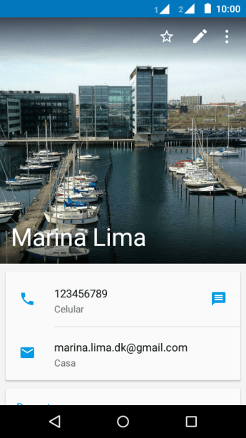 Pressione o ícone de redigir. Pressione o ícone de redigir.