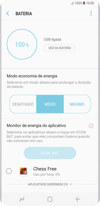 Pressione a tecla de início para finalizar e voltar à tela inicial. Pressione a tecla de início para finalizar e voltar à tela inicial.