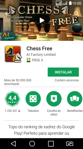 Pressione INSTALAR, e siga as indicações da tela para instalar o app. Pressione INSTALAR, e siga as indicações da tela para instalar o app.