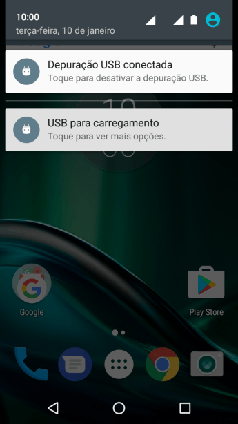 Pressione o ícone de conexão. Pressione o ícone de conexão.