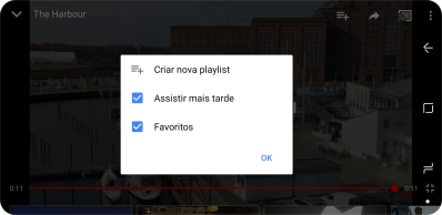 Pressione a lista de reprodução desejada. Pressione a lista de reprodução desejada.