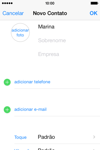 Pressione Sobrenome, e digite o sobrenome . Pressione Sobrenome, e digite o sobrenome .