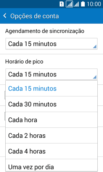 Pressione a configuração desejada. Pressione a configuração desejada.