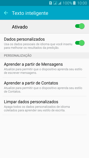 Pressione o indicador para ativar a função. Pressione o indicador para ativar a função.