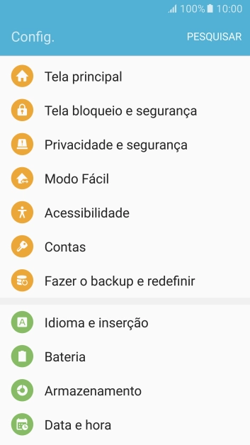 Pressione Privacidade e segurança. Pressione Privacidade e segurança.