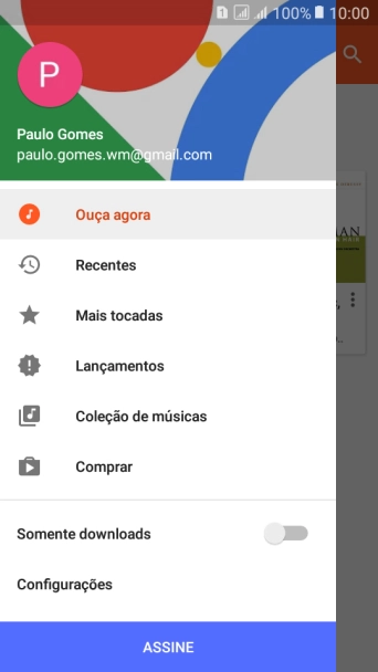 Pressione Coleção de músicas. Pressione Coleção de músicas.