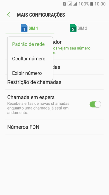 Pressione Exibir número para ativar a identificação do seu número. Pressione Exibir número para ativar a identificação do seu número.