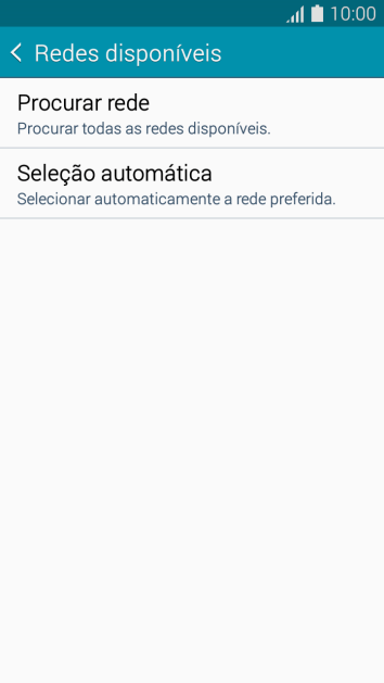 Pressione Procurar rede, e aguarde enquanto o celular busca redes. Pressione Procurar rede, e aguarde enquanto o celular busca redes.
