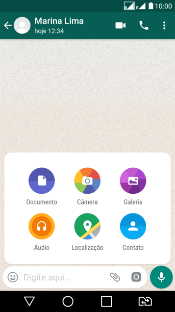 Pressione Galeria, e navegue até a foto ou vídeo desejado. Pressione Galeria, e navegue até a foto ou vídeo desejado.
