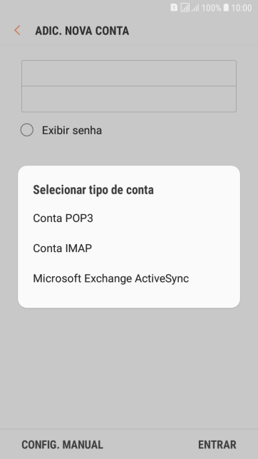 Pressione Conta IMAP. Pressione Conta IMAP.