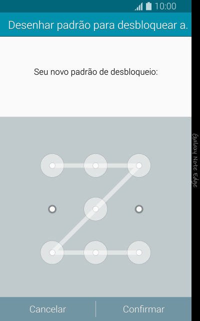 Repita o código do celular selecionado, e pressione Confirmar. Repita o código do celular selecionado, e pressione Confirmar.