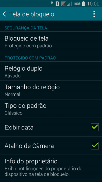 Pressione Bloqueio de tela, e digite o código de bloqueio atual. Pressione Bloqueio de tela, e digite o código de bloqueio atual.