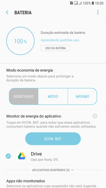 Pressione a configuração desejada. Pressione a configuração desejada.
