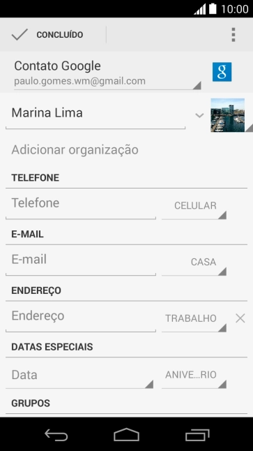 Pressione Telefone, e digite o número de telefone. Pressione Telefone, e digite o número de telefone.