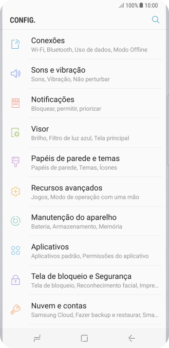 Pressione Conexões. Pressione Conexões.