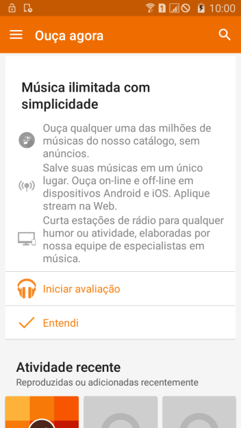 Deslize para a direita a partir do lado esquerdo da tela. Deslize para a direita a partir do lado esquerdo da tela.