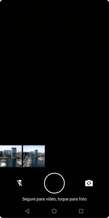Pressione a foto ou o vídeo desejado. Pressione a foto ou o vídeo desejado.