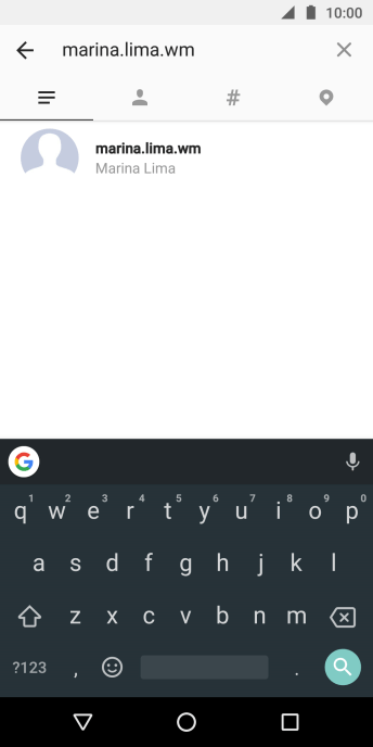 Pressione o usuário desejado. Pressione o usuário desejado.