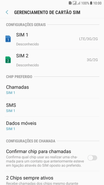 Pressione o chip desejado. Pressione o chip desejado.