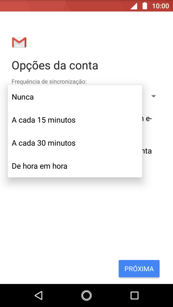 Pressione a configuração desejada. Pressione a configuração desejada.
