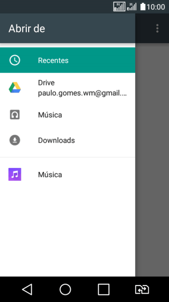 Pressione Música. Pressione Música.