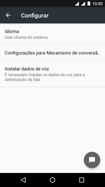 Pressione Configurações para Mecanismo de conversã.., e siga as indicações da tela para selecionar as configurações desejadas. Pressione Configurações para Mecanismo de conversã.., e siga as indicações da tela para selecionar as configurações desejadas.