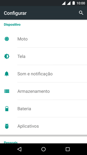 Pressione Som e notificação. Pressione Som e notificação.