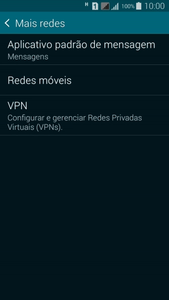 Pressione Redes móveis. Pressione Redes móveis.